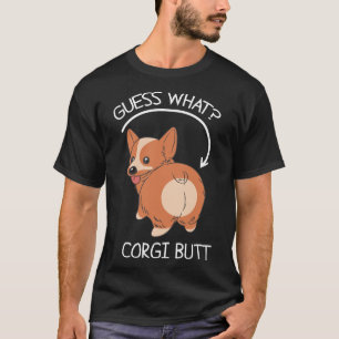 T-shirt Devinez ce Corgi Butt