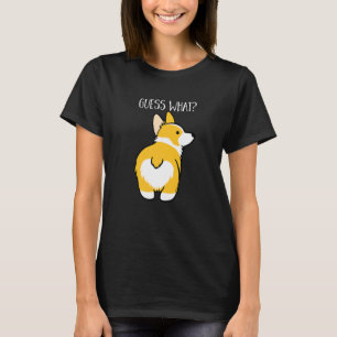 T-shirt Devinez Ce Corgi Butt Chien Animal