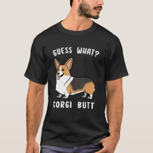 T-shirt Devinez Ce Corgi Butt Corgi Chien Pun 1