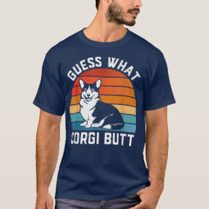 T-shirt Devinez ce Corgi Butt Funny Chien Amant Corgi Papa