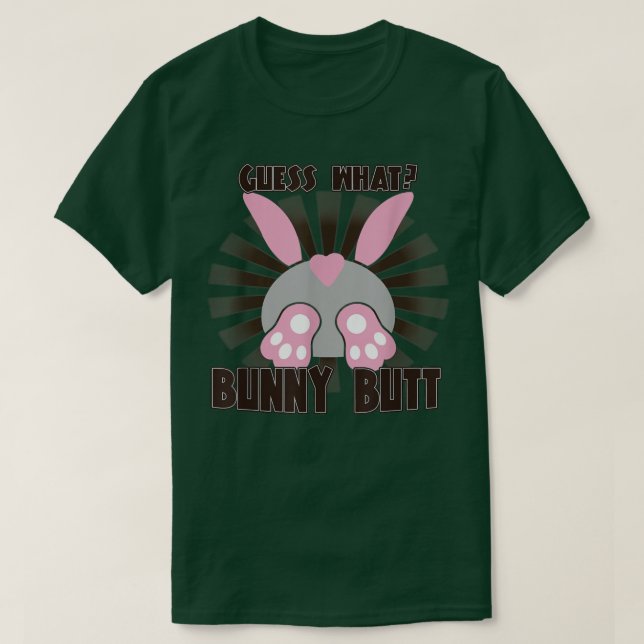 T-shirt Devinez Ce Lapin Butt Lapin Amoureux Drôle Mignonn (Design devant)