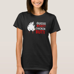 T-shirt Devinez Ce Poulet Butt Chicken Farmants De Poulets