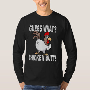 T-shirt Devinez Ce Que Poule Butt Dire Des Blagues