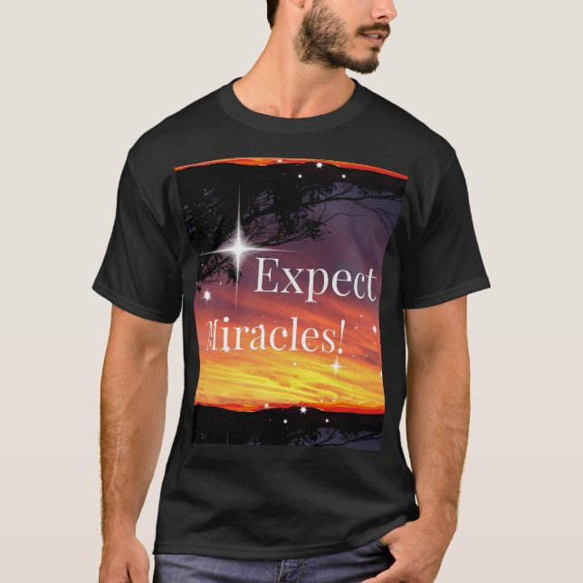 T-shirt Devinez la citation Inspirationnelle Miracles Spar (Devant)