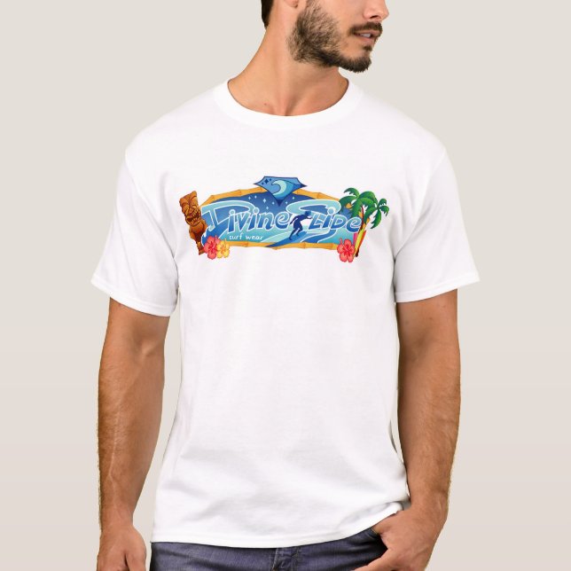 T-shirt Devinez le surfer de minuit de glissière (Devant)