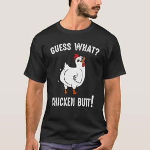 T-shirt Devinez quel animal est le derrière de poulet Mign