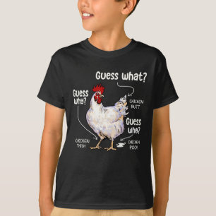 T-shirt Devinez Quel Beurre De Poulet, Amoureux Du Poulet