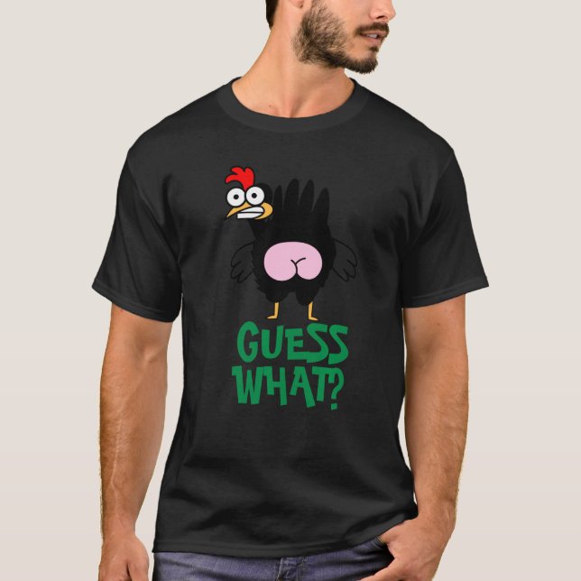 T-shirt Devinez Quel Beurre De Poulet ! Art du poulet de f (Devant)