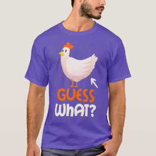 T-shirt Devinez Quel Beurre De Poulet Drôle Amoureux De P