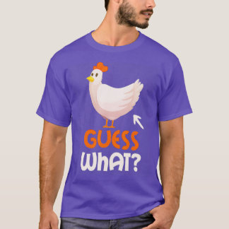 T-shirt Devinez Quel Beurre De Poulet Drôle Amoureux De Po