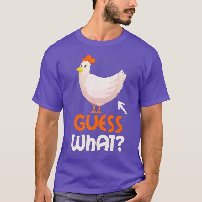 T-shirt Devinez Quel Beurre De Poulet Drôle Amoureux De Po (Devant)