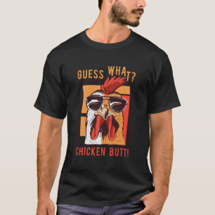 T-shirt Devinez Quel Beurre De Poulet ! Drôle Dadsiblingsa
