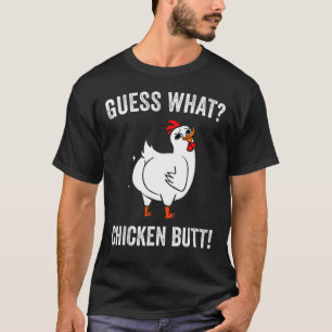 T-shirt Devinez Quel Beurre De Poulet Drôle Poulets
