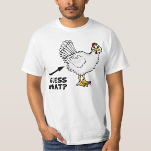 T-shirt Devinez quel bouton de poulet