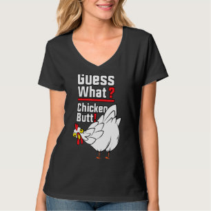 T-shirt Devinez quel bouton de poulet 1