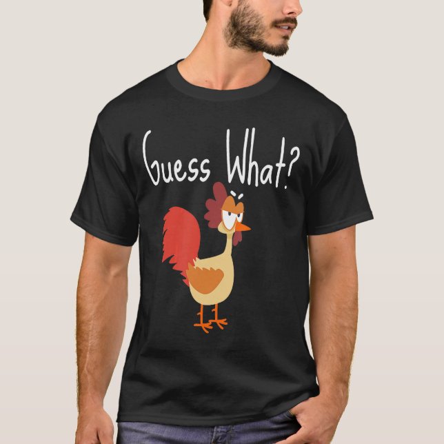 T-shirt Devinez Quel Jeu De Poulet Beurre De Poulet T (Devant)