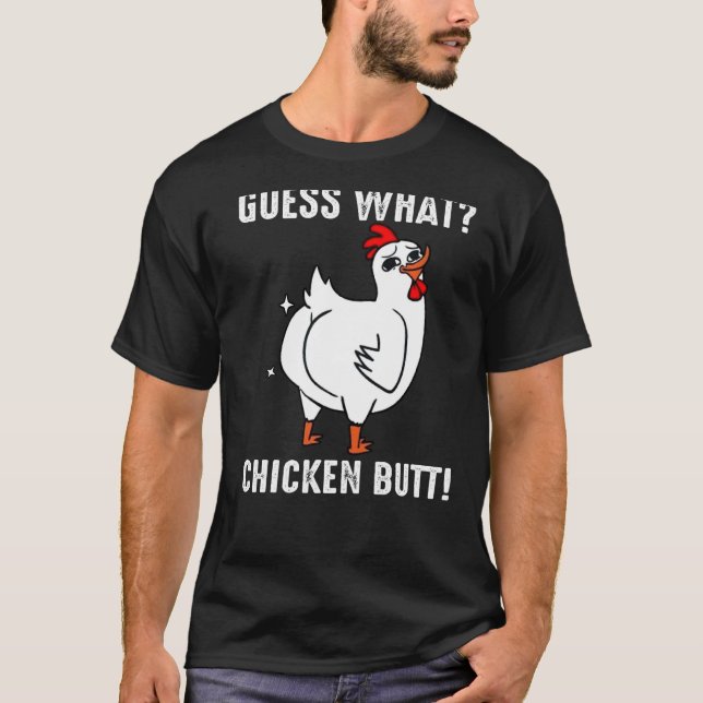 T-shirt Devinez quel poulet au poulet (Devant)