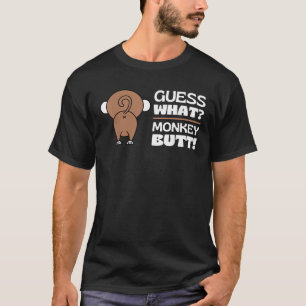 T-shirt Devinez quel singe Butt Funny Singe s Buttes Singe