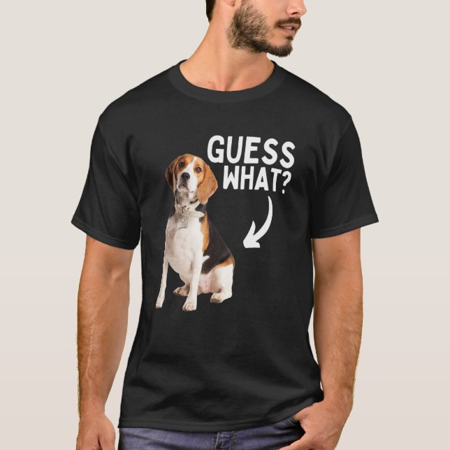 T-shirt Devinez quelle Secourt de propriétaire de chien de (Devant)