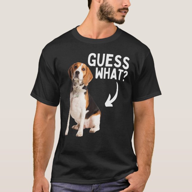 T-shirt Devinez quelle Secourt de propriétaire de chien de (Devant)