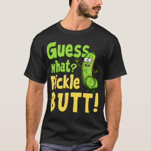 T-shirt Devinez quoi Cul de Cornichon Drôle de Concombre M