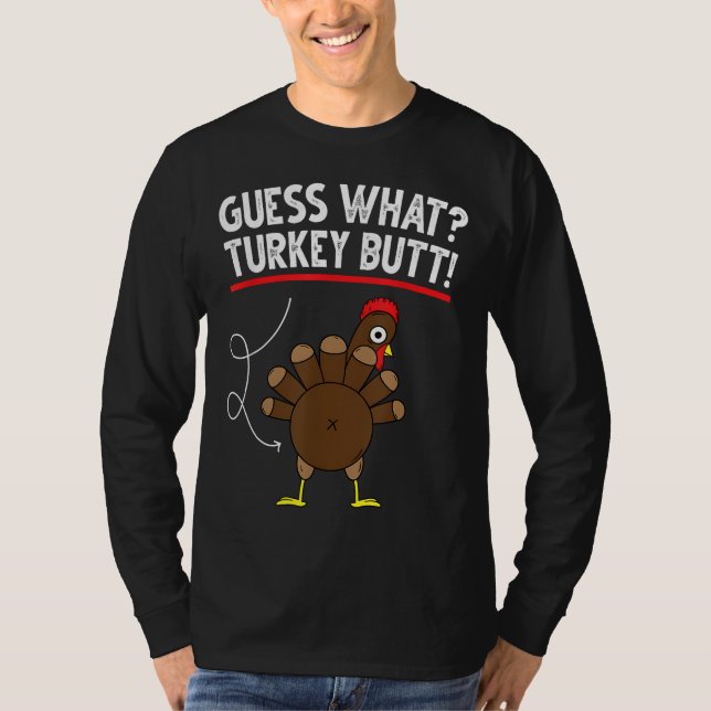 T-shirt Devinez Turc Pilgrim Drôle Thanksgiving Filles Fem (Devant)