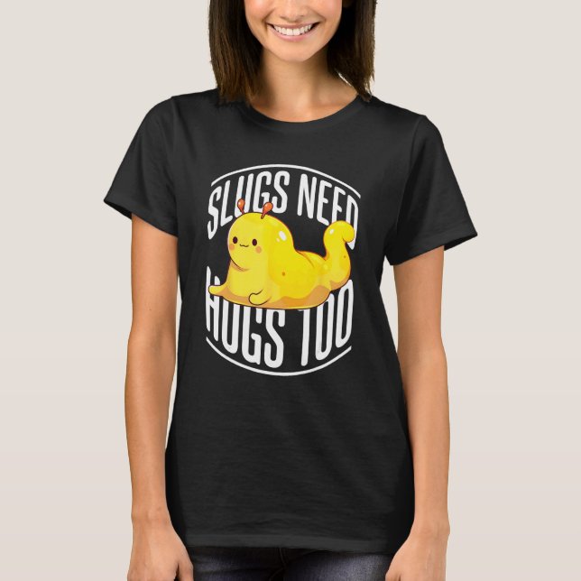 T-shirt Devis attrape-escargot de limace de banane pour at (Devant)