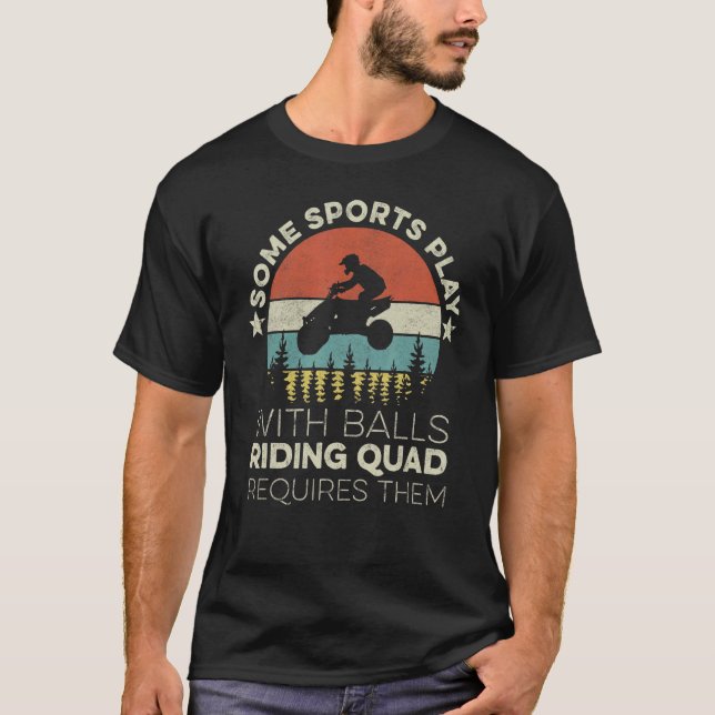 T-shirt Devis Atv Pour Un Propriétaire De Quatre Roues 1 (Devant)