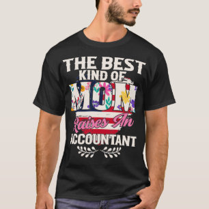 T-shirt Devis comptable meilleure maman du genre obtient c