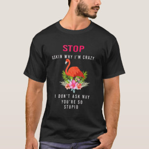 T-shirt Devis Cool Flamant rose Conception Pour Flamant ro