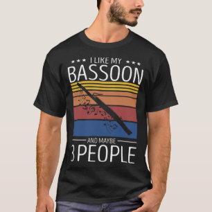 T-shirt Devis de bassoniste pour orchestre bois 3