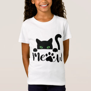 T-Shirt Devis de chat Meow