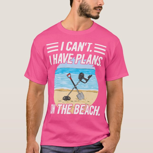 T-shirt Devis De Détection De Métal Pour Un Chasseur De Tr (Devant)