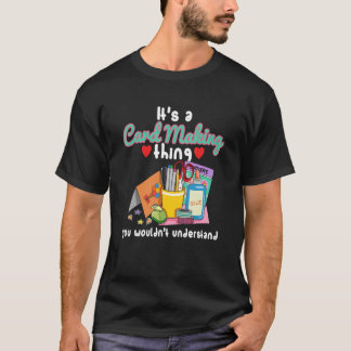 T-shirt Devis de fabrication de cartes pour un artisan de 