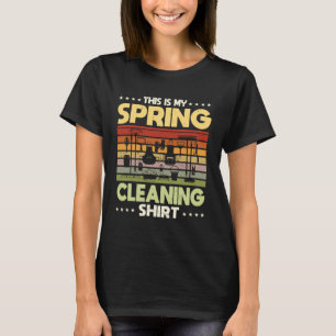 T-shirt Devis de nettoyage de printemps femme de ménage