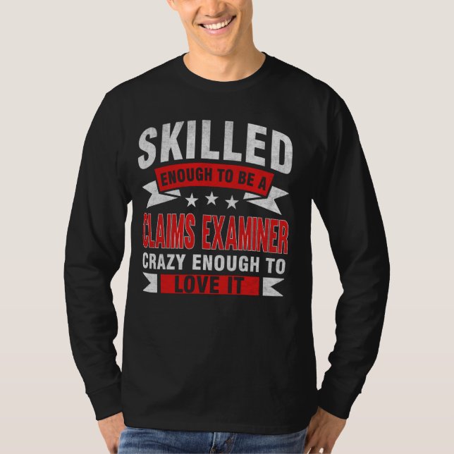 T-shirt Devis de profession amusant Examinateur des revend (Devant)