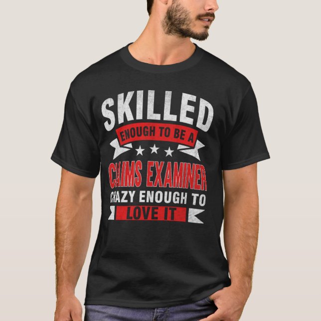 T-shirt Devis de profession amusant Examinateur des revend (Devant)
