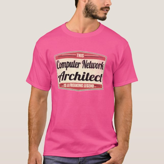 T-shirt Devis de profession amusant Réseau informatique Vi (Devant)