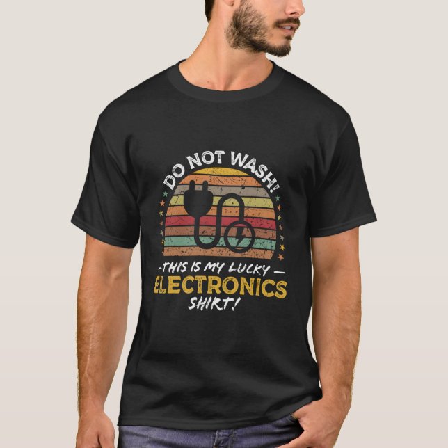 T-shirt Devis de réparation électronique (Devant)