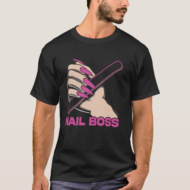 T-shirt Devis de technicien en onglerie Uniforme de travai (Devant)