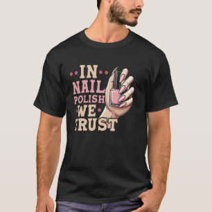 T-shirt Devis de technicien en onglerie Uniforme de travai