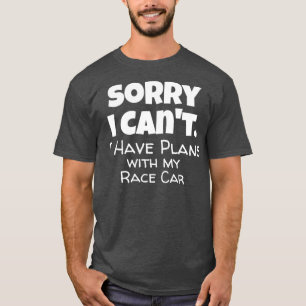 T-shirt Devis de voiture de course 