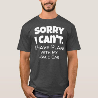 T-shirt Devis de voiture de course 