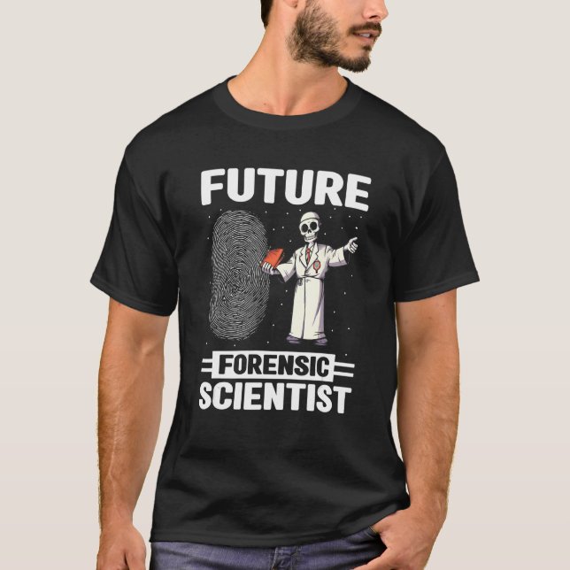T-shirt Devis d'expert en empreintes digitales pour toxico (Devant)