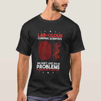 T-shirt Devis D'Experts En Empreinte Pour Le Toxicologue L