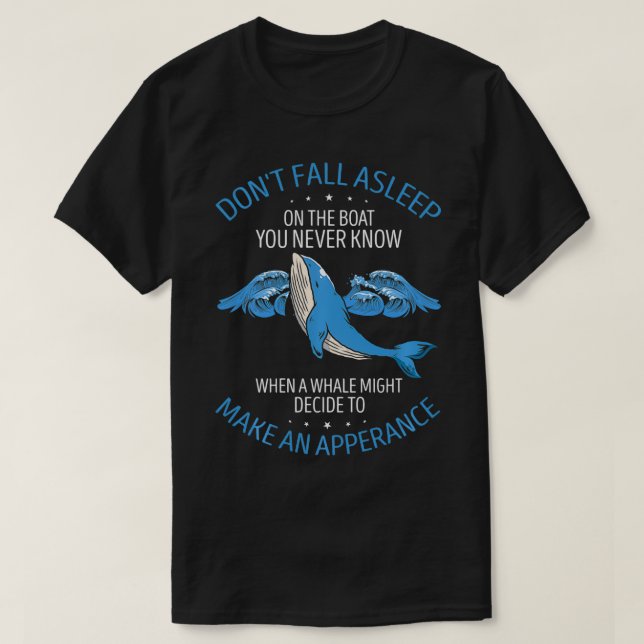 T-shirt Devis d'observation des baleines pour cétacés et b (Design devant)