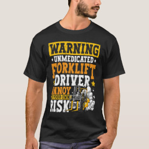 T-shirt Devis du conducteur de chariot élévateur à fourche