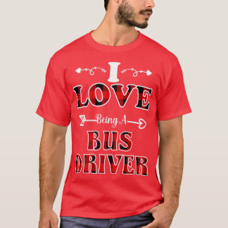 T-shirt devis du conducteur J'aime être un conducteur de b