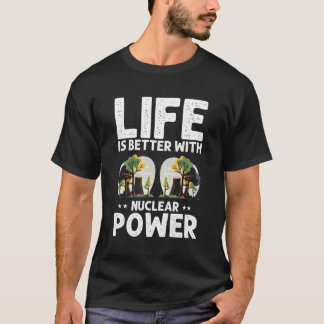 T-shirt Devis Du Plan Nucléaire Pour L'Énergie Nucléaire E