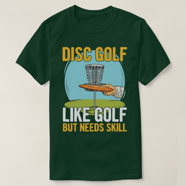 T-shirt Devis Frolf Pour Un Lecteur De Golf Sur Disque (Design devant)